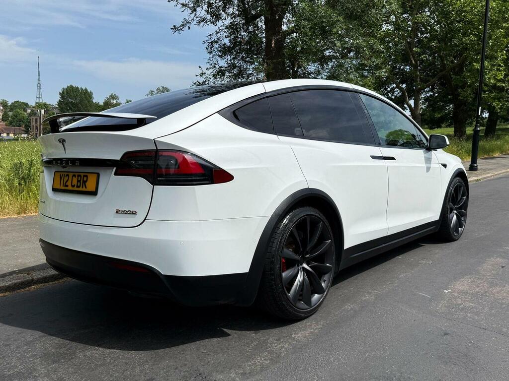 Tesla Model X Suv P100dl Dual Motor 4Wde Ludicrous Y12CBR White #6