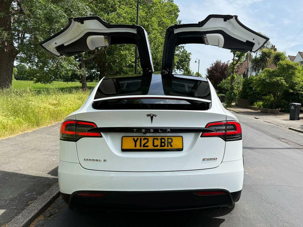 Tesla Model X Suv P100dl Dual Motor 4Wde Ludicrous Y12CBR White #3