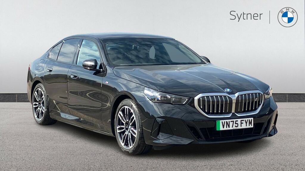 BMW i5 250Kw Edrive40 M Sport 84Kwh 22Kwch VN75FYM Black