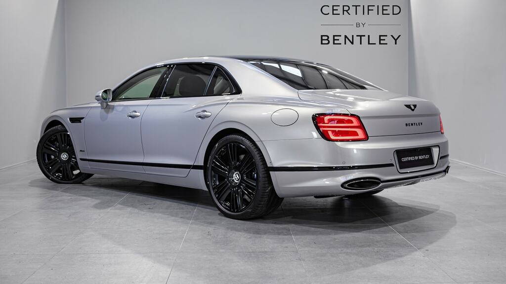 Bentley Flying Spur 4.0 V8 Hybrid Azure Blackline MX26XFS Silver #3