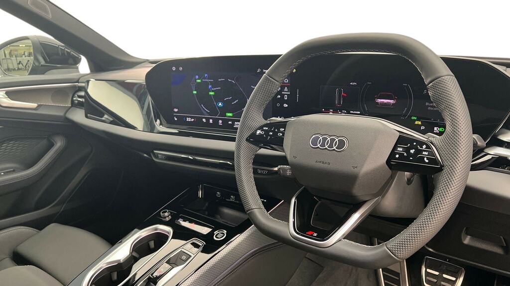 Audi A6 Saloon 2.0 E-hybrid Quattro 299 S Line S Tronic Sv CX26HSD Black #6