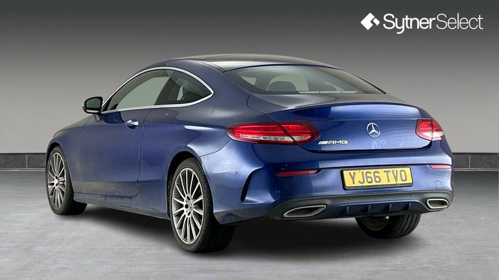 Mercedes-Benz C Class C220d Amg Line Premium YJ66TVO Blue #2