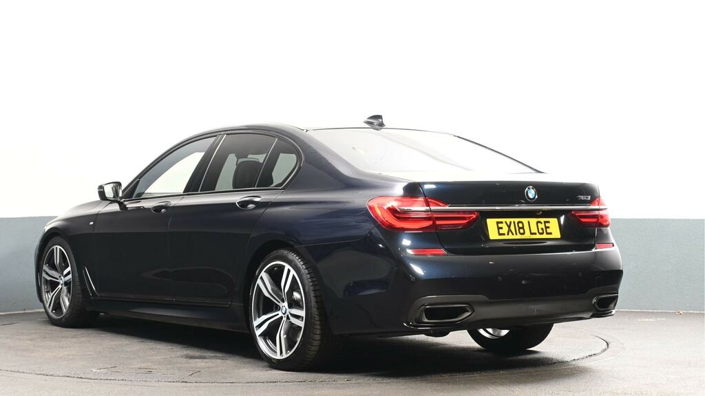 BMW 7 Series 750I M Sport EX18LGE Black #2
