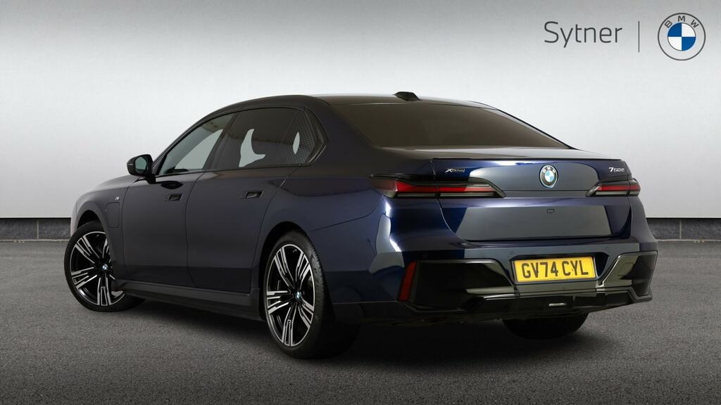 BMW 7 Series 750E Xdrive M Sport Blue #2