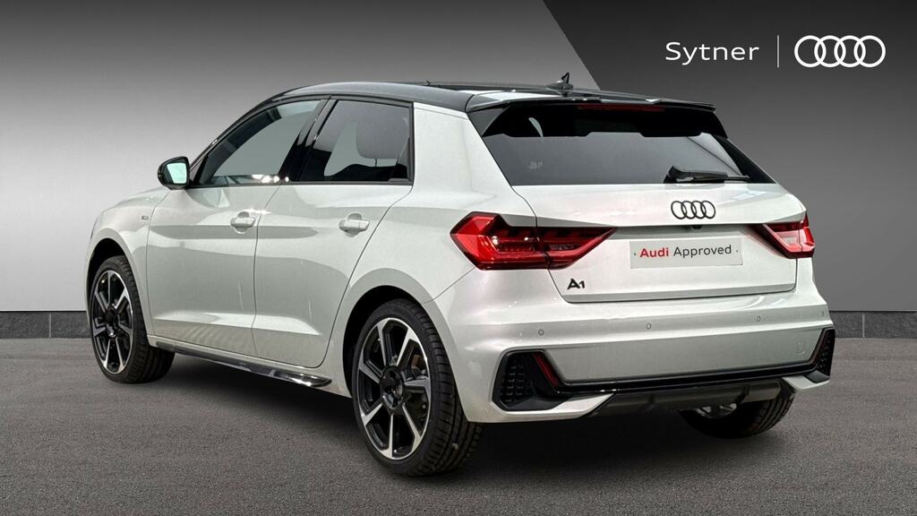 Audi A1 35 Tfsi Black Edition S Tronic Tech Pack Pro CX26HRF Silver #3