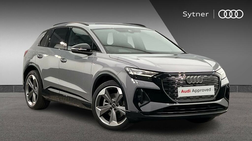 Audi Q4 E Tron 150Kw 40 63Kwh Black Edition Tech Pack Grey