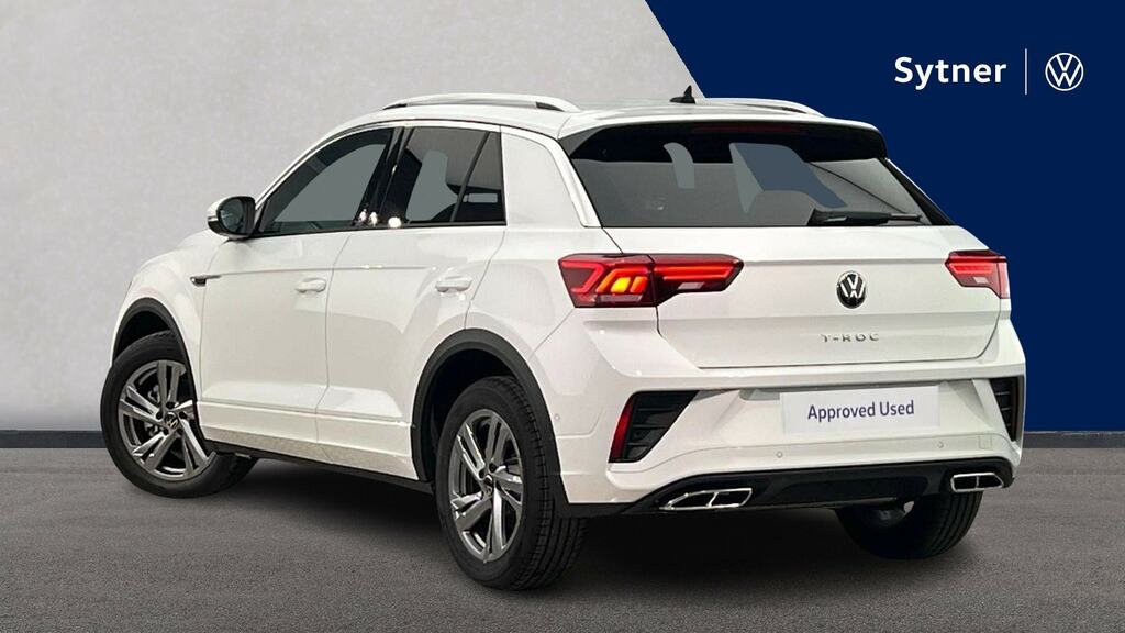 Volkswagen T-Roc 1.5 Tsi R-line Dsg CX26LFZ White #3