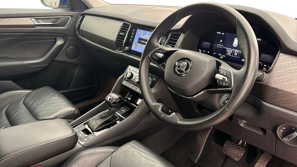 Skoda Kodiaq 2.0 Tdi Se L Executive Dsg 7 Seat CY23DKU Blue #6