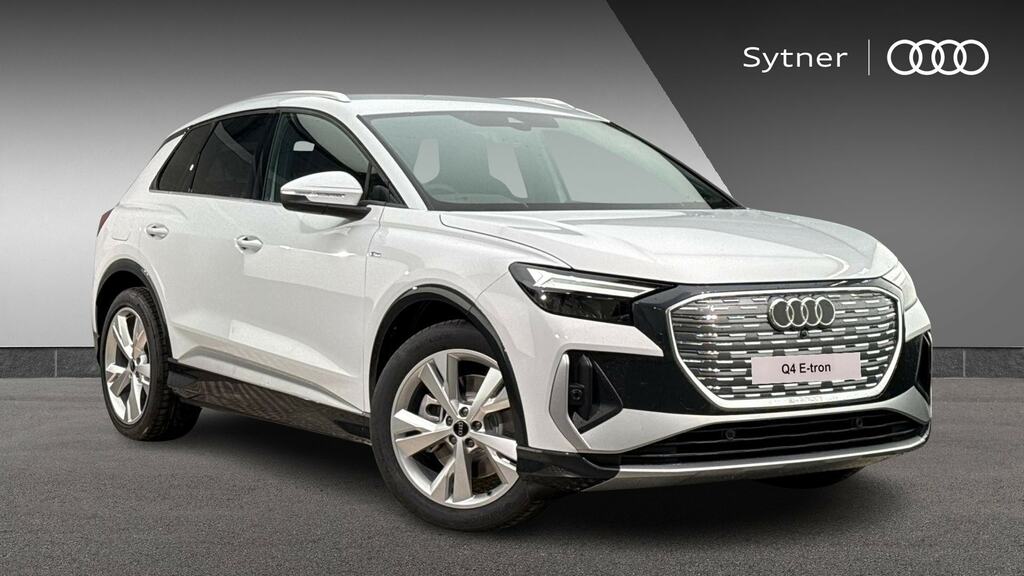 Audi Q4 E Tron 150Kw 40 63Kwh S Line Leather White