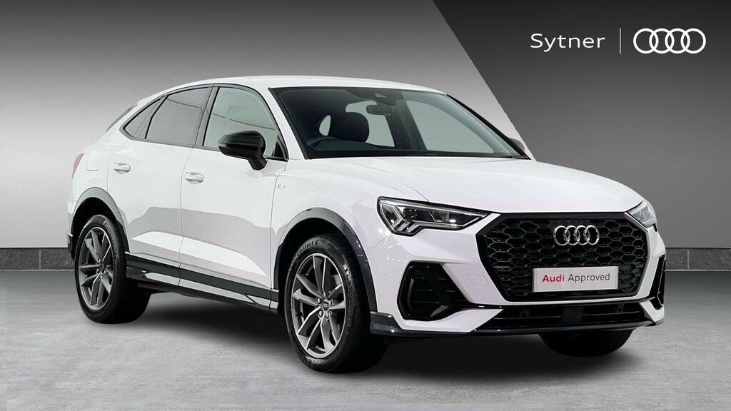 Audi Q3 35 Tfsi Black Edition S Tronic FL23NKX White