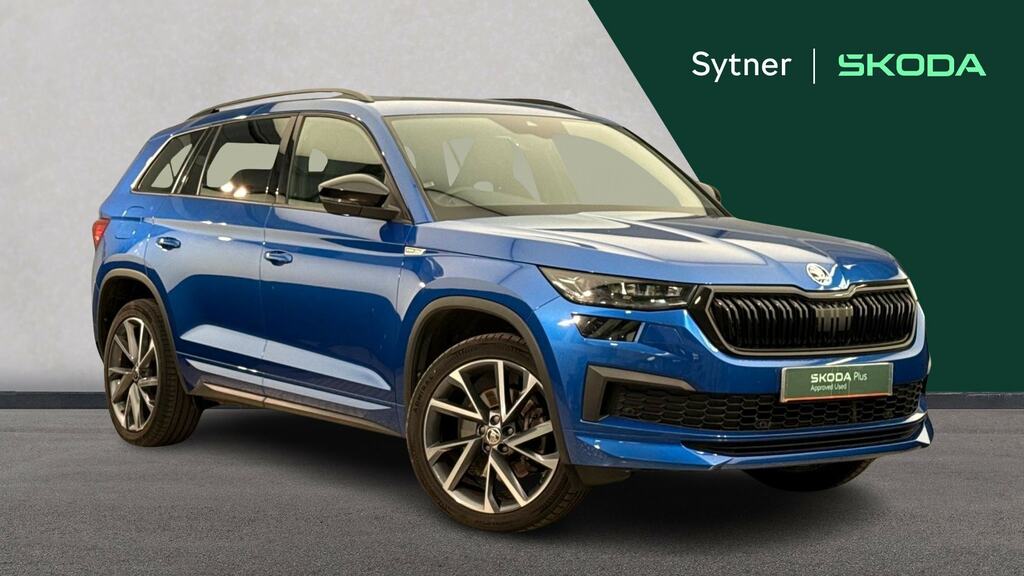 Skoda Kodiaq 2.0 Tdi 200 Sport Line 4X4 Dsg 7 Seat Blue
