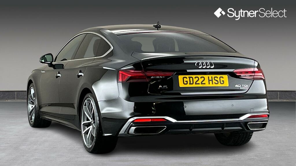 Audi A5 40 Tdi 204 Quattro S Line S Tronic Cs GD22HSG Black #2