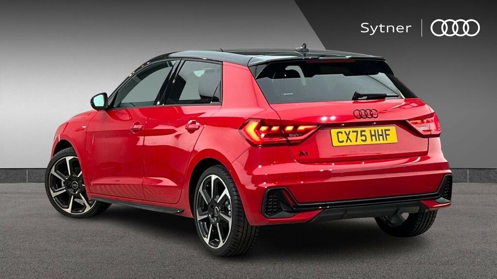 Audi A1 30 Tfsi Black Edition S Tronic Tech Pack CX75HHF Red #3