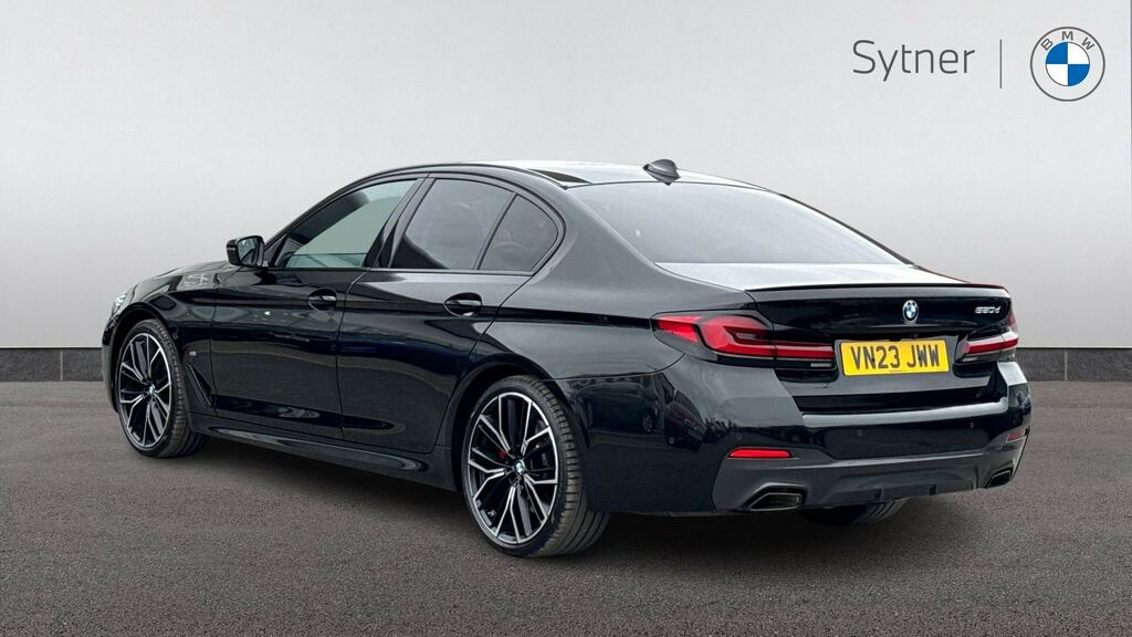 BMW 5 Series 520D Mht M Sport Step Pro Pack VN23JWW Black #2