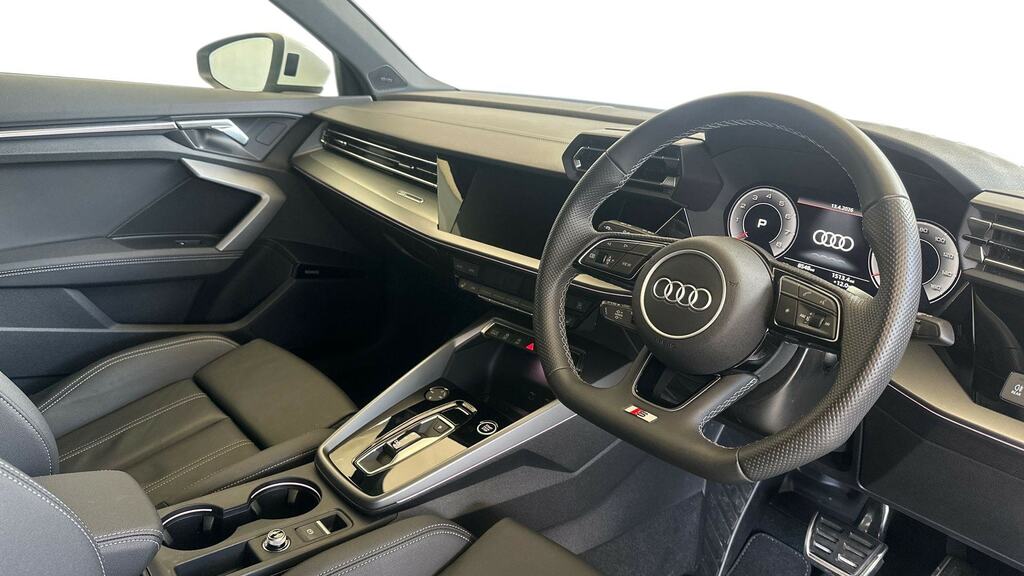 Audi A3 35 Tfsi S Line S Tronic Tech Pack YJ74NJD White #6