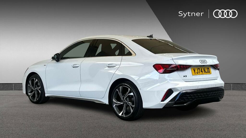Audi A3 35 Tfsi S Line S Tronic Tech Pack YJ74NJD White #3