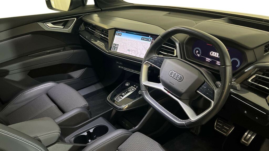 Audi Q4 E Tron 220Kw 50 Quattro 82Kwh S Line Tech FP22TZY Blue #6