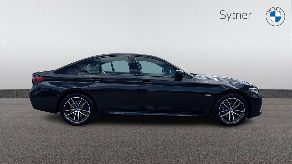 BMW 5 Series 530E M Sport AF23VNE Black #3