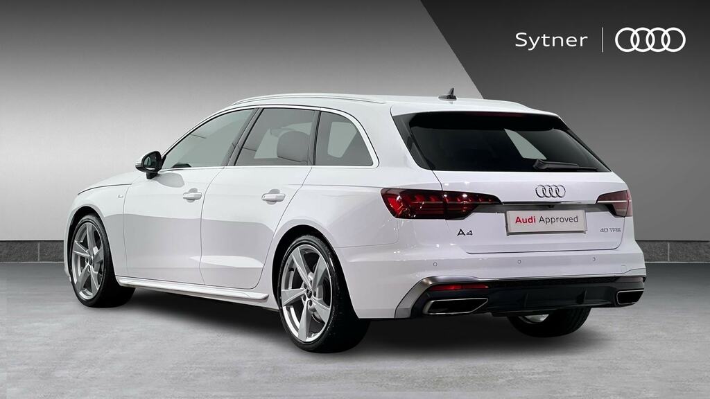 Audi A4 Avant 40 Tfsi 204 S Line S Tronic WN24VAJ White #3