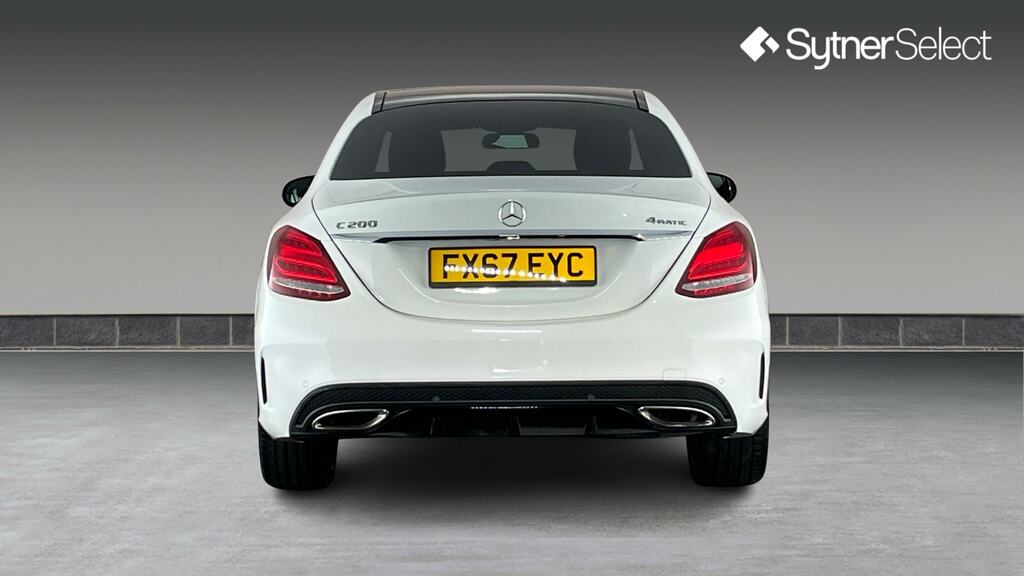 Mercedes-Benz C Class C200 4Matic Amg Line Premium FX67EYC White #5