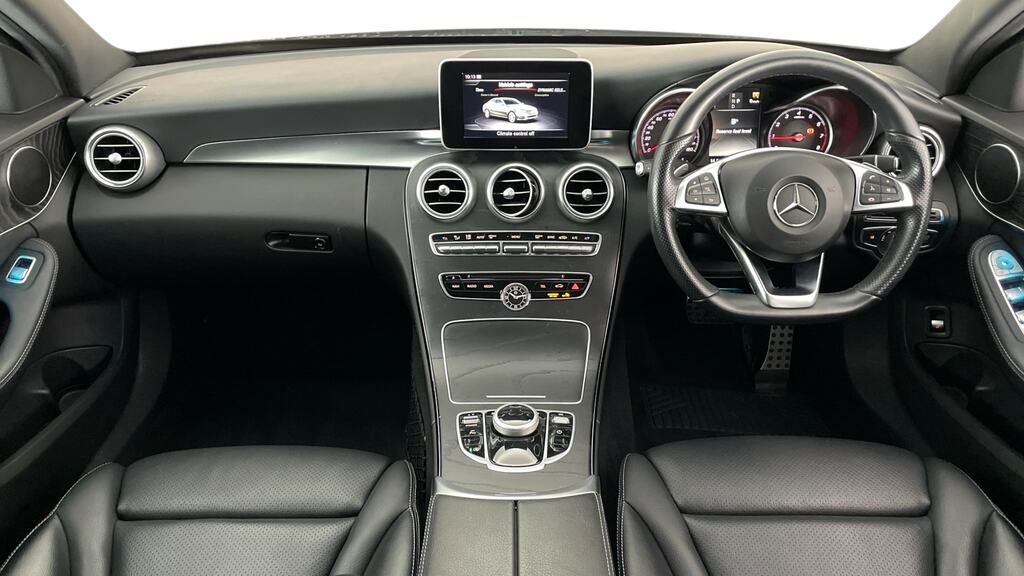 Mercedes-Benz C Class C200 4Matic Amg Line Premium FX67EYC White #6