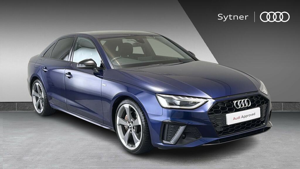 Audi A4 40 Tfsi 204 Black Edition S Tronic Cs Blue