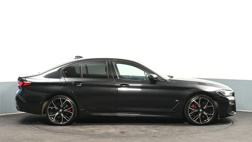 BMW 5 Series 520D Xdrive Mht M Sport Step HJ23OBZ Black #3