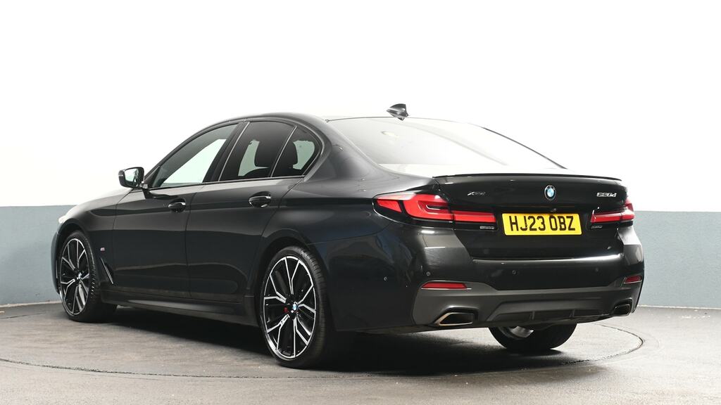 BMW 5 Series 520D Xdrive Mht M Sport Step HJ23OBZ Black #2