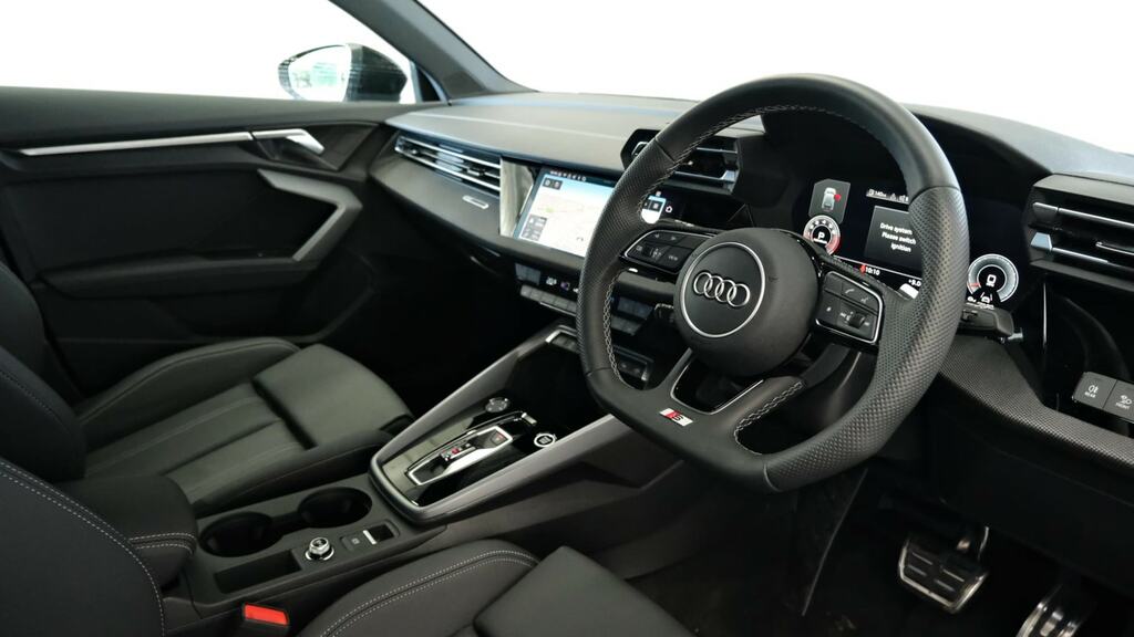 Audi A3 1.5 Tfsi 150 Black Edition S Tronic KJ25WHP Blue #6