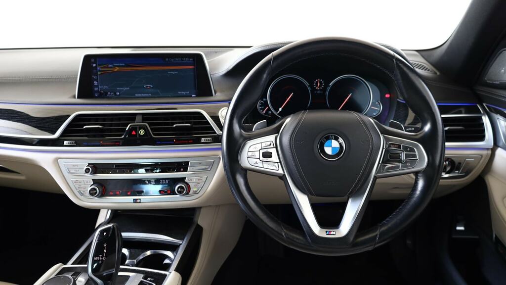 BMW 7 Series 750I M Sport White #5