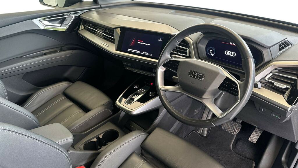 Audi Q4 E Tron 220Kw 50 Quattro 82Kwh Sport MW71FEJ Black #6