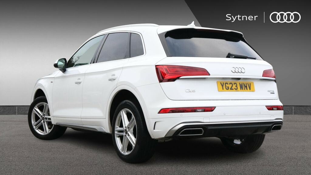 Audi Q5 40 Tdi Quattro S Line S Tronic Cs YG23WNV White #3