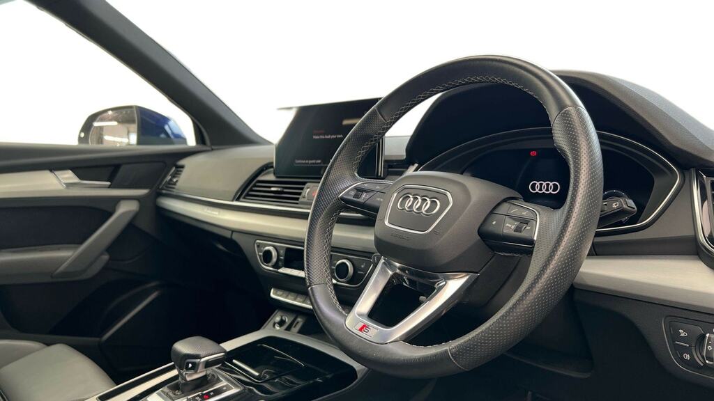 Audi Q5 45 Tfsi Quattro S Line S Tronic ET23JGY Blue #6