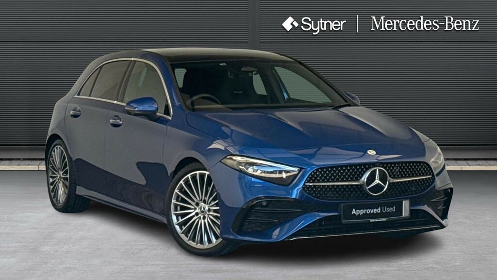 Mercedes-Benz A Class A180 Amg Line Premium Plus Blue