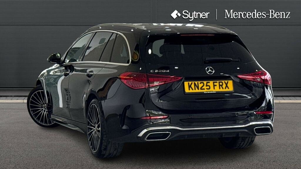 Mercedes-Benz C Class C220d Amg Line Premium Plus 9G-tronic KN25FRX Black #2