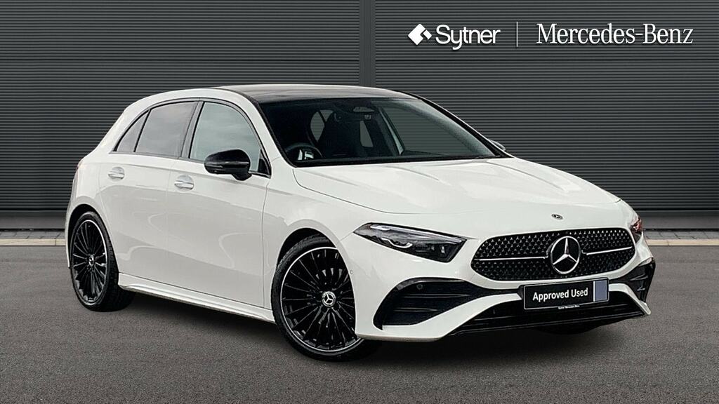 Mercedes-Benz A Class A180 Amg Line Premium Plus White