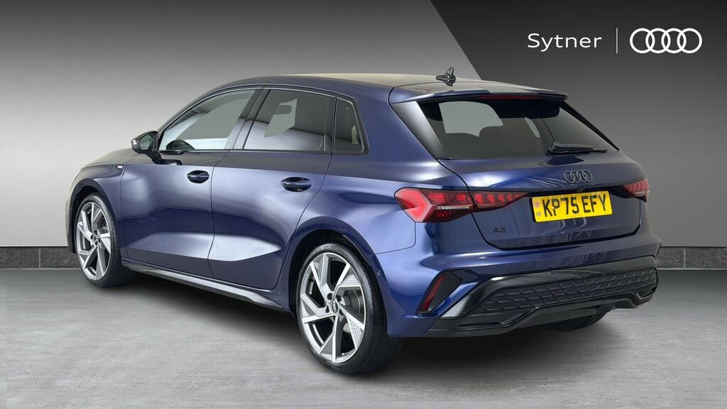 Audi A3 1.5 Tfsi 150 Black Ed S Tronic Tech Pack KP75EFY Blue #3