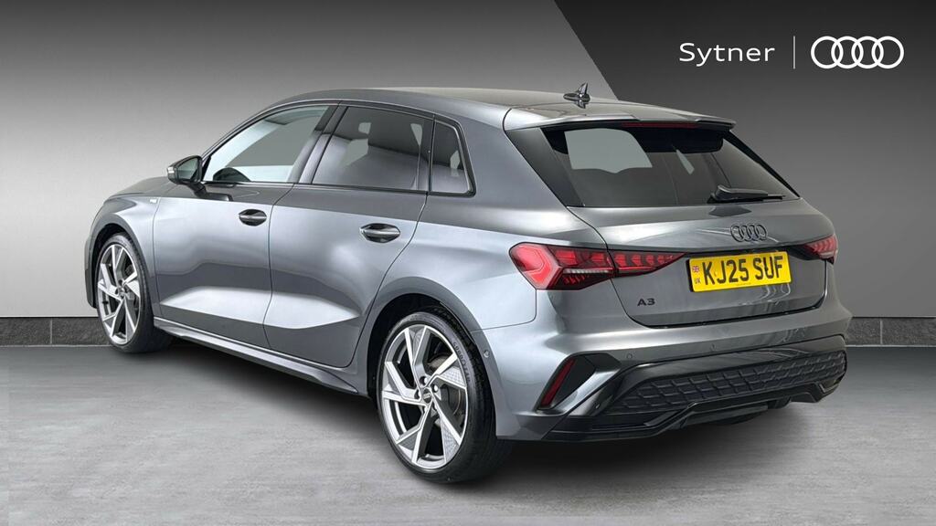 Audi A3 1.5 Tfsi 150 S Line S Tronic KJ25SUH Black #3
