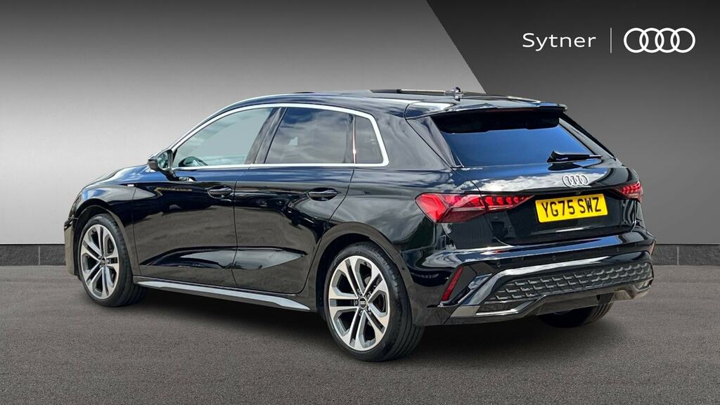 Audi A3 1.5 Tfsi 150 S Line S Tronic YG75SWZ Black #3