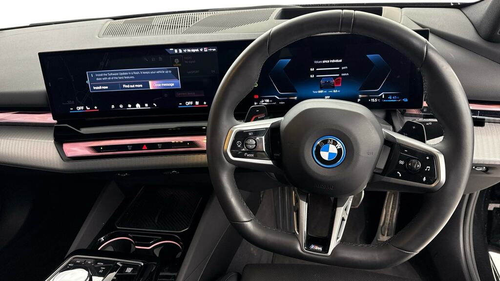 BMW 5 Series 550E Xdrive M Sport YL25PLV Black #5
