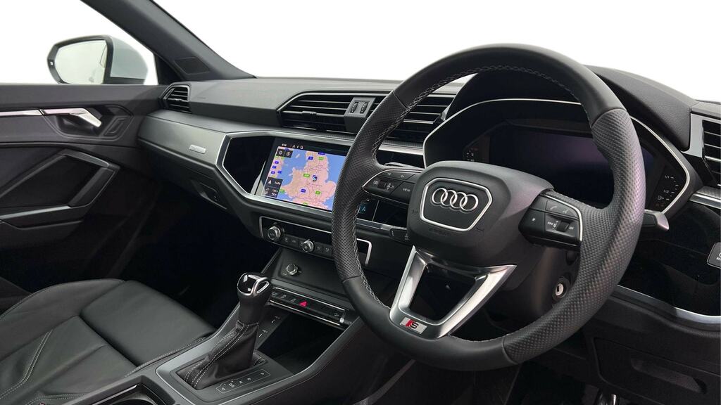 Audi Q3 35 Tfsi S Line S Tronic Leather FM24YSL White #6