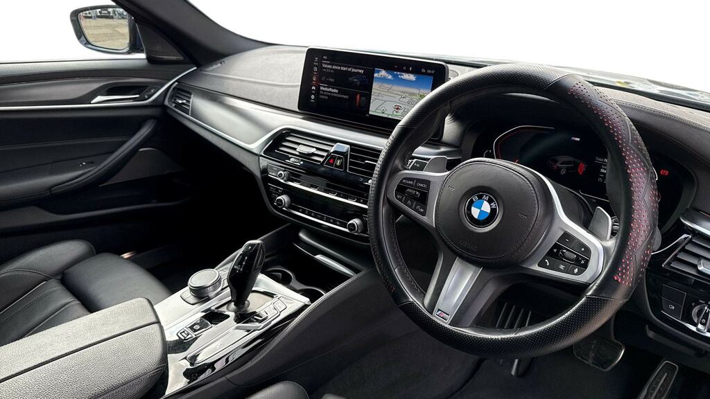 BMW 5 Series 520D Mht M Sport Step Techpro Pack YE71JHV Blue #6