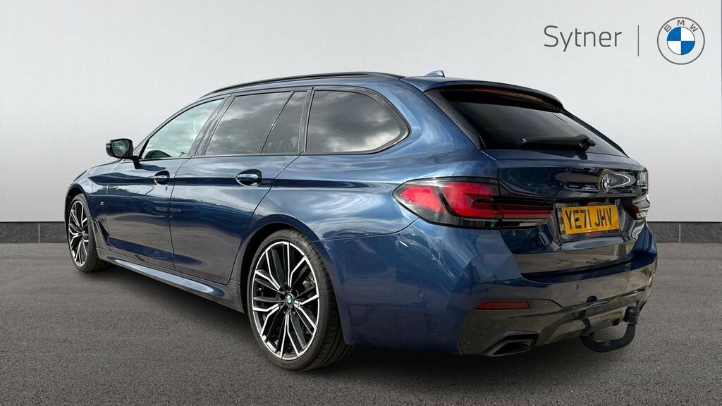 BMW 5 Series 520D Mht M Sport Step Techpro Pack YE71JHV Blue #2