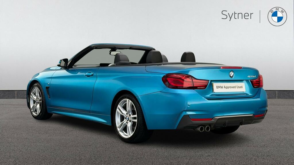 BMW 4 Series 420D 190 M Sport Professional Media Blue #4