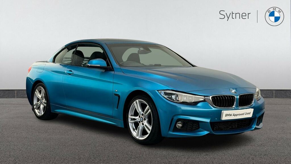 BMW 4 Series 420D 190 M Sport Professional Media Blue
