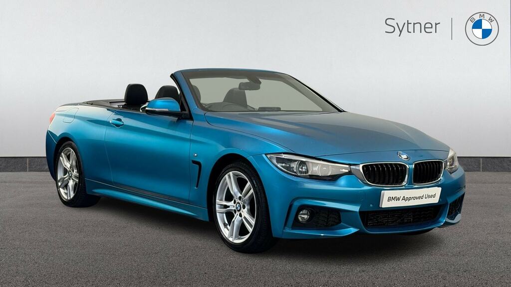 BMW 4 Series 420D 190 M Sport Professional Media Blue #2