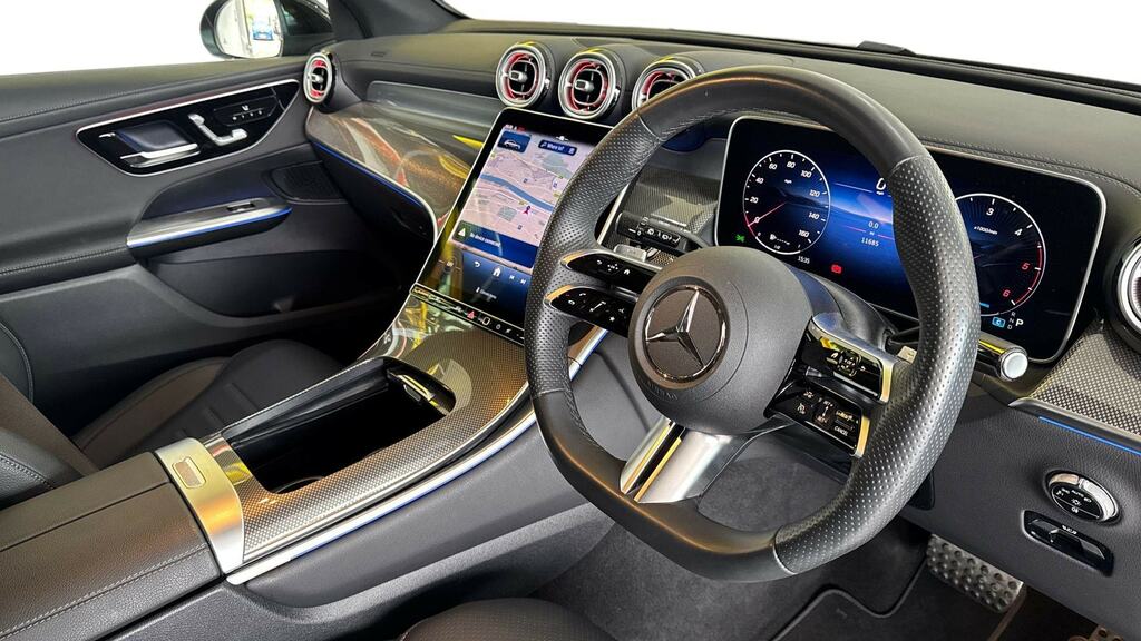 Mercedes-Benz GLC Class Glc 220D 4Matic Amg Line 9G-tronic KN25ZZT Black #3