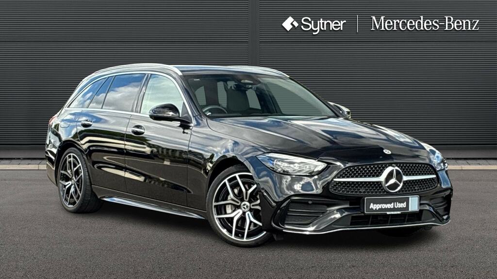 Mercedes-Benz C Class C300 Amg Line Premium Plus 9G-tronic Black