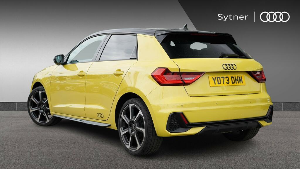 Audi A1 25 Tfsi Black Edition YD73DHM Yellow #3