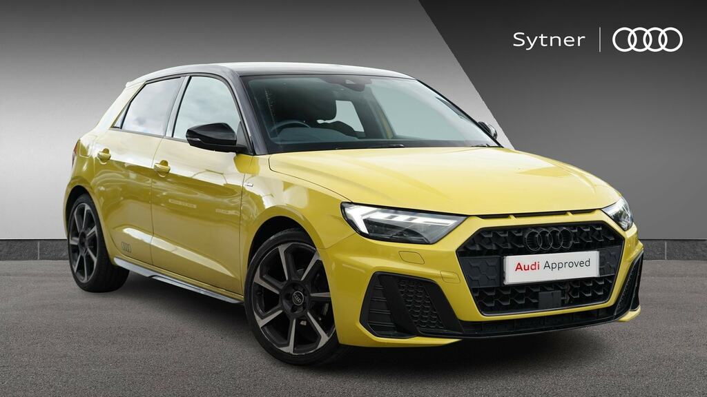 Audi A1 25 Tfsi Black Edition YD73DHM Yellow